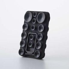 【P-TKPTSUCS01BK】吸盤スマホシリコンパッド/タコピタ/両面タイプ/スタンド機能付き/ブラック