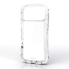 【PM-A25DGRPACR】iPhone 17 Pro Max/Grippy/オールクリア/メタルステッカー付/クリア