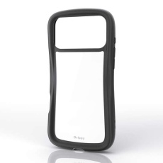 【PM-A25DGRPFCBK】iPhone 17 Pro Max/Grippy/フレームカラー/メタルステッカー付/ブラック