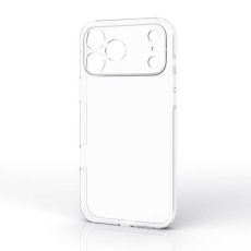 【PM-A25DUCTKCR】iPhone 17 Pro Max/ソフトケース/極限/メタルステッカー付/クリア