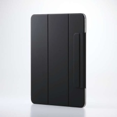 【TB-A25PLWVPF2BK】13インチiPad Pro(M4)/フラップケース/超薄型/ソフトレザー/マグネット装着/スリープ対応/ブラック