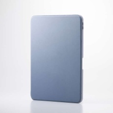 【TB-A25PMMG360BG】11インチiPad Pro(M4)/フラップケース/360度回転/マグネット着脱/背面クリア/ブルーグレー