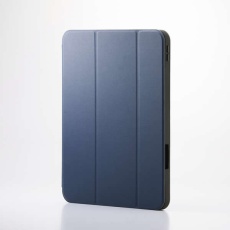 【TB-A25PMSANV】11インチiPad Pro(M4)/フラップケース/衝撃吸収/Apple Pencil収納/スリープ対応/ネイビー