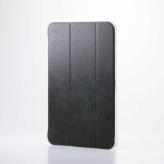 【TB-A25PMWVBK】11インチiPad Pro(M4)/フラップケース/薄型軽量/背面クリア/2アングル/スリープ対応/ブラック