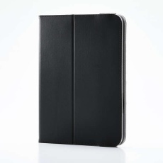 【TB-A25SPLF2BK】8.3インチiPad mini(A17 Pro)/フラップケース/衝撃ガード/ベルト付/2アングル/軽量/ブラック