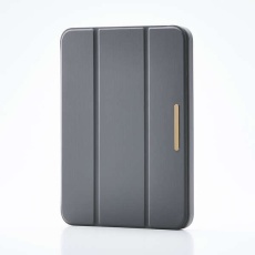 【TB-A25SWVJM3GY】8.3インチiPad mini(A17 Pro)/フラップケース/CHIC STYLE/背面クリア/チャコールグレー