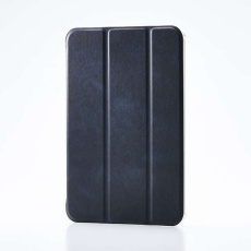 【TB-A25SWVNV】8.3インチiPad mini(A17 Pro)/フラップケース/薄型軽量/背面クリア/2アングル/スリープ対応/ネイビー
