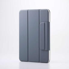 【TB-A25SWVPF2BG】8.3インチiPad mini(A17 Pro)/フラップケース/超薄型/ソフトレザー/マグネット装着/スリープ対応/ブルーグレー