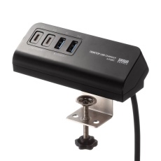 【ACA-PD106BK】USB PD対応クランプ式AC充電器(PD65W・C×2＋A×2・ブラック)