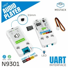 【M5STACK-U197】M5Stack オーディオプレイヤーユニット(N9301)