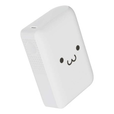 【DE-C78L-10000WF】モバイルバッテリー/リチウムイオン電池/震えるバッテリー/20W/10000mAh/USB-C×1/USB-A/ユニバーサルデザイン/しろちゃん