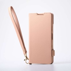 【PM-X252PLFY4PN】Xperia 10 Vll (SO-52F)/手帳型ケース/磁石付/耐衝撃/ハンドストラップ付/ピンク