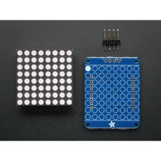 【ADA-1049】Adafruit I2C通信の8x8 1.2インチLEDマトリックス基板(赤色)