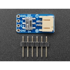 【ADA-1863】2ピンJST-PHコネクタ・ピッチ変換基板(スイッチ付き)