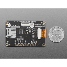 【ADA-4947】Adafruit 2.13インチ e-Paper ディスプレイモジュール(赤、黒、白)