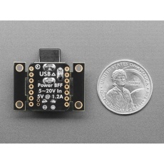【ADA-5882】Adafruit DC電源BFF (QT Py/Xiao用アドオンボード)