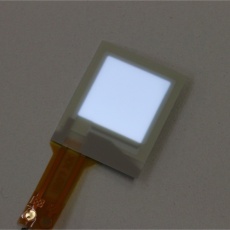 【KONICAMINOLTA-A9F4A2A】フレキシブル有機EL照明 A9F4A2A 白 15mm角