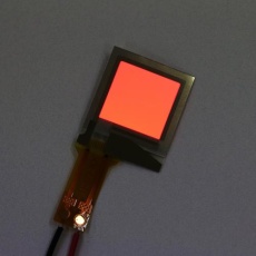 【KONICAMINOLTA-A9F4C0A】フレキシブル有機EL照明 A9F4C0A 赤 15mm角