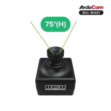 【UCTRONICS-B0437】Arducam Mega 5MP SPIカメラモジュール(M12レンズ、IRカットフィルタなし)