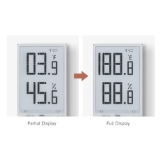 【WAVESHARE-22689】1.9インチ 91セグメント I2C電子ペーパモジュール