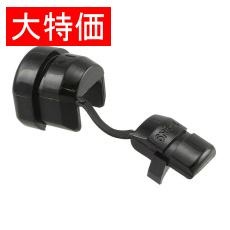【SRB-R-7】【在庫処分セール】BUSHING W/STR RELIEF PA66 BLACK