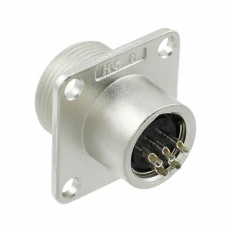 【JR13RK-5P】【在庫処分セール】CONN RCPT MALE 5P SILV SLDR CUP