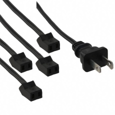 【C45-4DC-72P】【在庫処分セール】FAN CORD 45DEG 4POS 72 AC PLUG