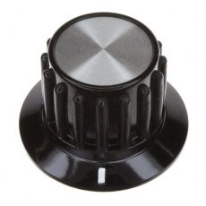 【PKA90B1/4】【在庫処分セール】KNOB RIBBED W/SKIRT 0.250 PLAST