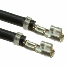 【ASPHSPH24K305】【在庫処分セール】LEAD SKT-SKT 24AWG BLK 12 TIN