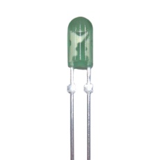【C5SMF-GJF-CV0Y0791】【在庫処分セール】LED GREEN CLEAR 5MM OVAL T/H