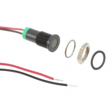 【Q8F7BXXG02E】【在庫処分セール】LED PNL IND GREEN DIFF 5MM LEADS