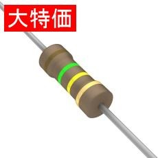 【CFM12JT150K】【在庫処分セール】RES 150K OHM 5% 1/2W AXIAL