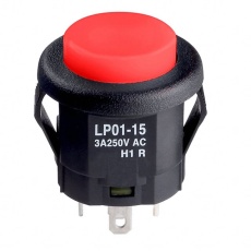 【LP0115CMKW015CB】【在庫処分セール】SWITCH PUSHBUTTON SPDT 3A 125V
