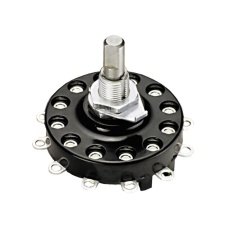 【19101-06UL】【在庫処分セール】SWITCH ROTARY 6POS 15A 120V