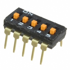 【A6T-0101】SWITCH SLIDE DIP SPST 0.025A 24V