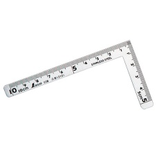 【12101】曲尺小型 三寸法師 ステン 10×5cm 表裏同目
