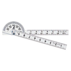 【62995】プロトラクター ミニ シルバーφ40 竿目盛10cm