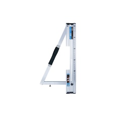 【78101】丸ノコガイド定規 たためるエルアングル 45cm メートル目盛