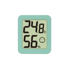 【73246】デジタル温湿度計 環境チェッカー ミニ ミント