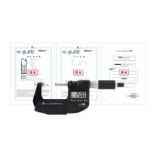 【19101】JCSS校正証明書付製品デジタルマイクロ25～50mm防塵防水転送機能