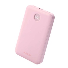 【DE-C76-10000PN】残量表示機能付きモバイルバッテリー(10000mAh/22.5W)