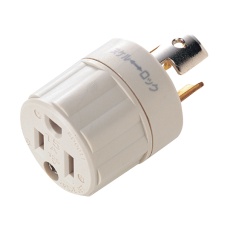 【TAP-AD4N】変換アダプタ 3P(平刃形)→引掛変換アダプタ