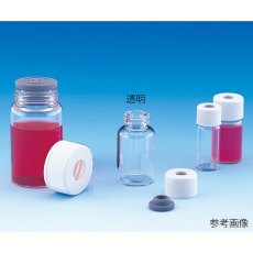 【203235】ガスクロバイアル 透明 (メラミンキャップ・ブチルゴム栓 標準セット) 20mL 50本入 SVg-20