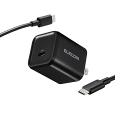 【MPA-AC12345BK】AC充電器/USB充電器/USB Power Delivery対応/45W/Type-C×1/スイングプラグ/C-Cケーブル付属/2m/ブラック MPA-AC12345BK