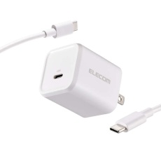 【MPA-AC12345WH】AC充電器/USB充電器/USB Power Delivery対応/45W/Type-C×1/スイングプラグ/C-Cケーブル付属/2m/ホワイト MPA-AC12345WH