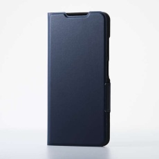 【PM-O252PLFUNV】OPPO A5 5G/手帳型ケース/薄型/磁石付/ネイビー PM-O252PLFUNV