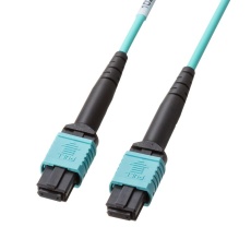 【HKB-MPO12M3B-01】MPO光ファイバケーブル(OM3、12芯、B配線、1m)