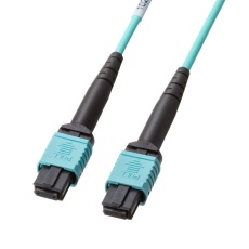 【HKB-MPO12M4B-03】MPO光ファイバケーブル(OM4、12芯、B配線、3m)