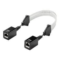 【KB-FL6ASTP-EX】すきま用 CAT6A 延長LANケーブル(PoE対応)