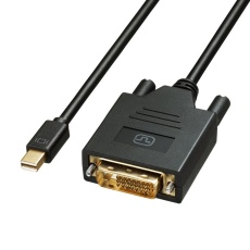 【KC-MDPDVA20K】ミニDisplayPort-DVI変換ケーブル 2m